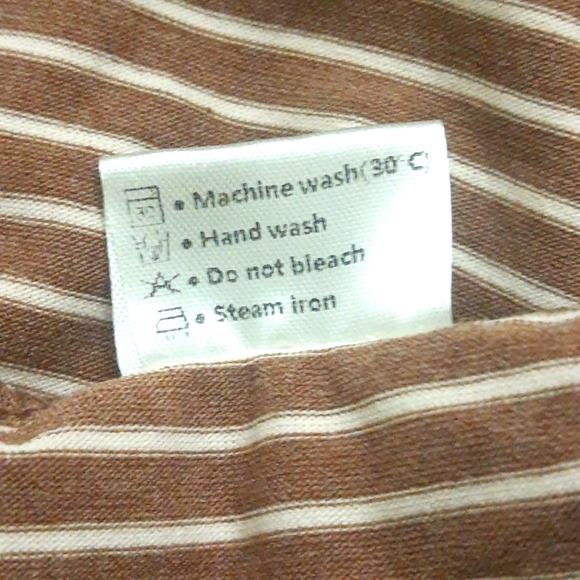 Custom Listing for @alias_grayc Pocket Tee Dress, XL Brown White NEW - Picture 5 of 9